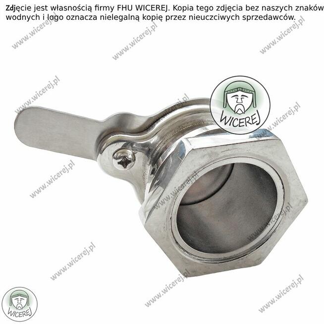 Zawór Klapkowy Nierdzewny Spust Miodu do Miodarki