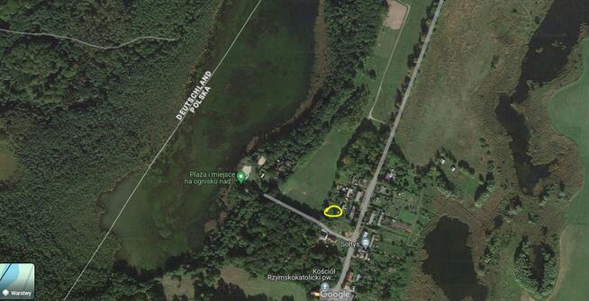 Działki przy jeziorze w Stolcu