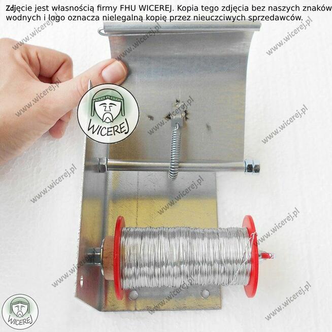 Uchwyt na drut z hamulcem, Podajnik na drut, Uchwyt do trzym