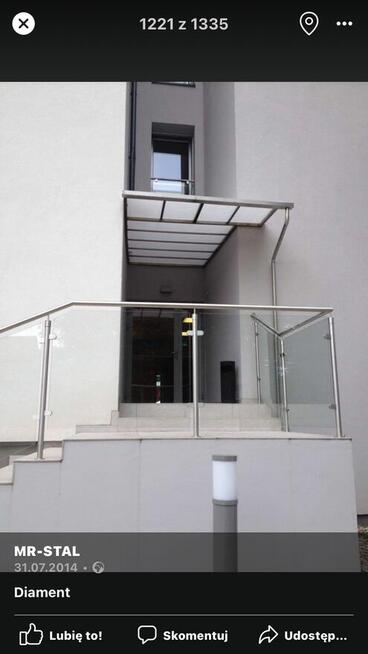 Balustrady nierdzewne ,schody, poręcze