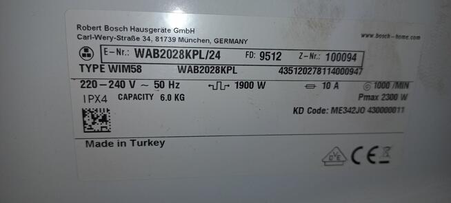 Bosch serie 2 czesci na sprzedaz