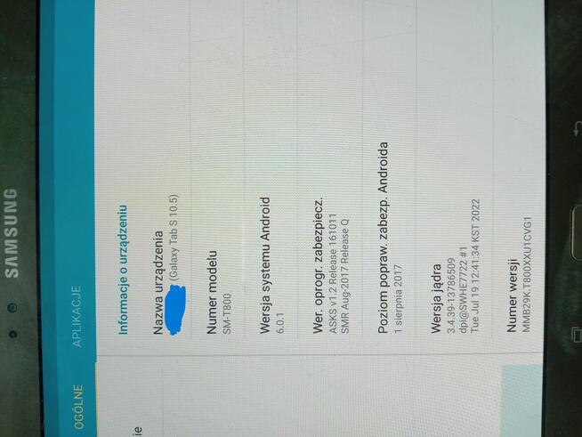 Tablet Samsung Galaxy Tab S 10.5 SM-T800