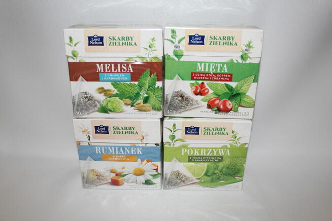 Herbata Lord Nelson melisa kardamon rumianek karmel pokrzywa