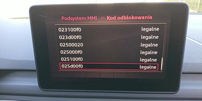 Audi MHS2 mapa aktualizacja nowość 2024