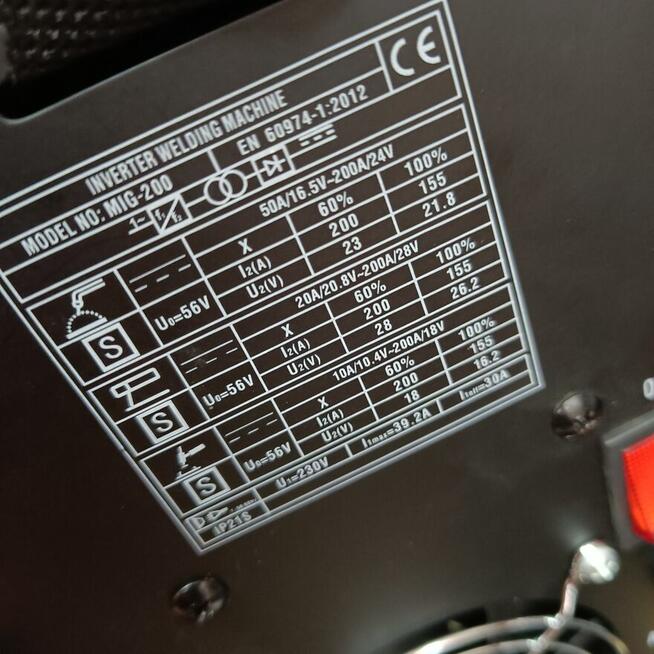 Spawarki inwertorowe migomat flux mig mag mma 200a