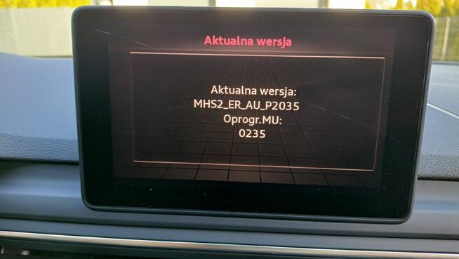 Audi MHS2 mapa aktualizacja nowość 2024