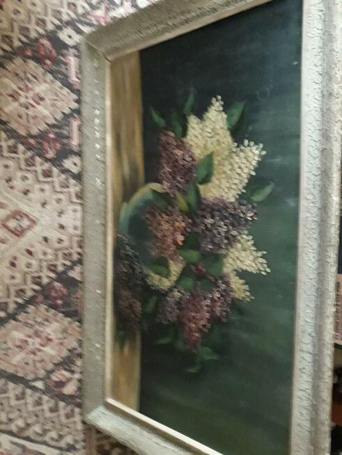 obraz natura bzy / 50 x 80 cm /