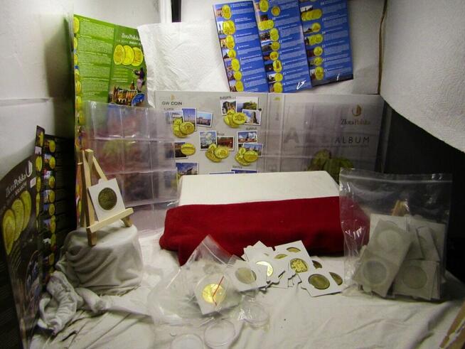 ZŁOTA POLSKA ZESTAW!!! Klaser, MEDALE i inne