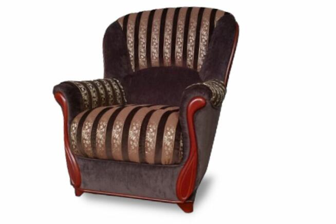 *Ekskluzywny komplet wypoczynkowy DICAPRIO -sofa+2 fotele