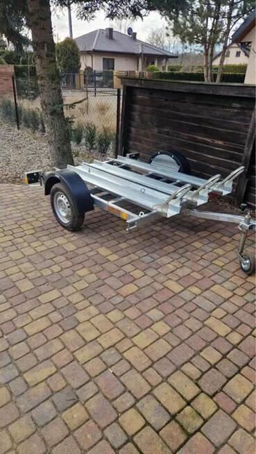 Przyczepa motocyklowa - 3 motocykle - wynajem - transport