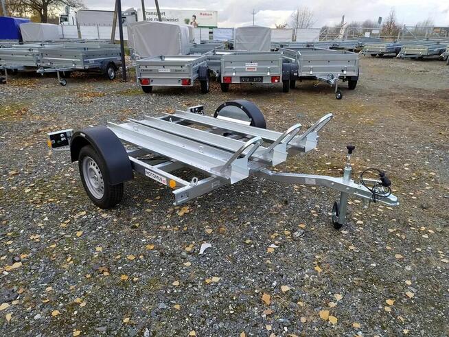 Przyczepa motocyklowa - 3 motocykle - wynajem - transport