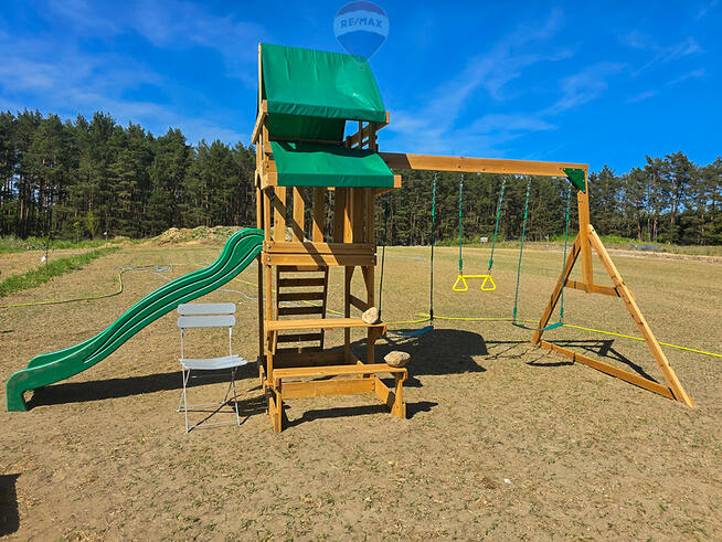 Bajeczna działka pod lasem z rozpoczętą budową!