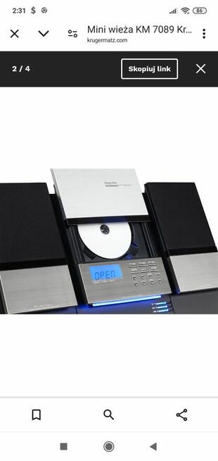 Mini wieża Kruger&Matz kM 7089