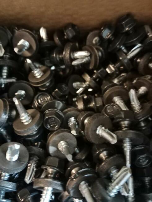 Wkręty 4,8x19 do konstrukcji metalowej - kolor Grafit - Kupn