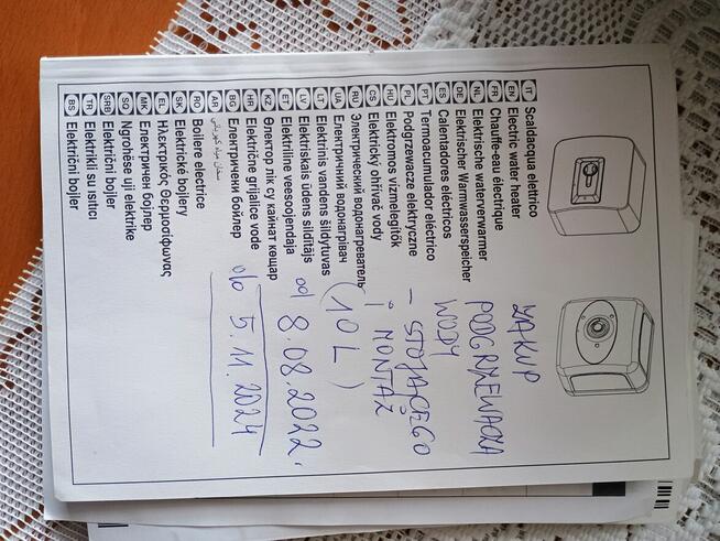 Podgrzewacz wody elektryczny