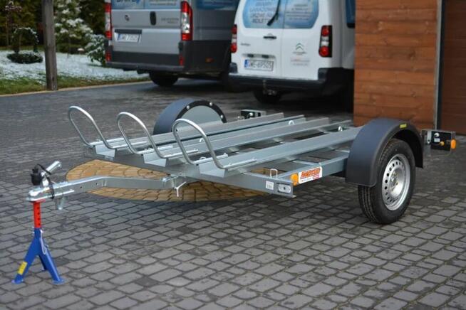 Przyczepa motocyklowa - 3 motocykle - wynajem - transport