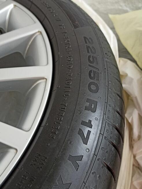 Felgi + opony CONTINENTAL AUDI z Niemiec, dostawa gratis