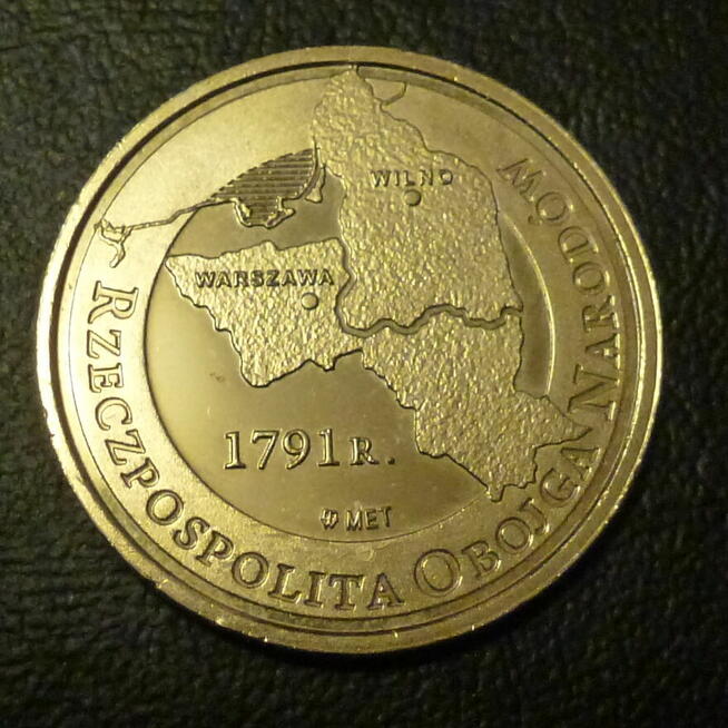 Numizmat - Orzeł Polski z 1791 r.