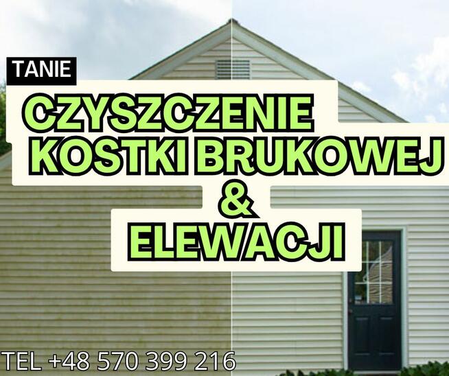 Czyszczenie kostki brukowej i elewacji Otwock