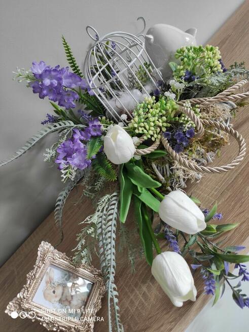 Stroik wielkanocny wiosenny