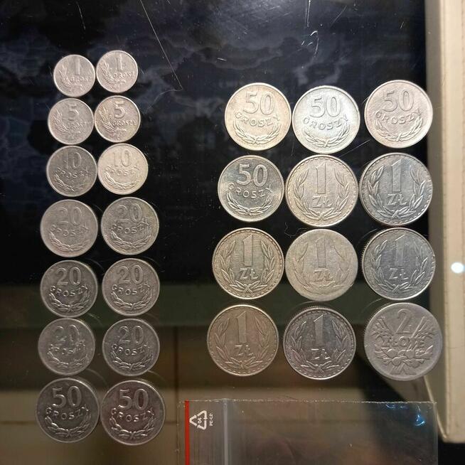 monety obiegowe 1949 - 1988 PRL 26 sztuk całość 2 zł jagody
