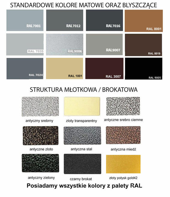 Brama przesuwna 4m Wilki las + furtka –malowana proszkowo