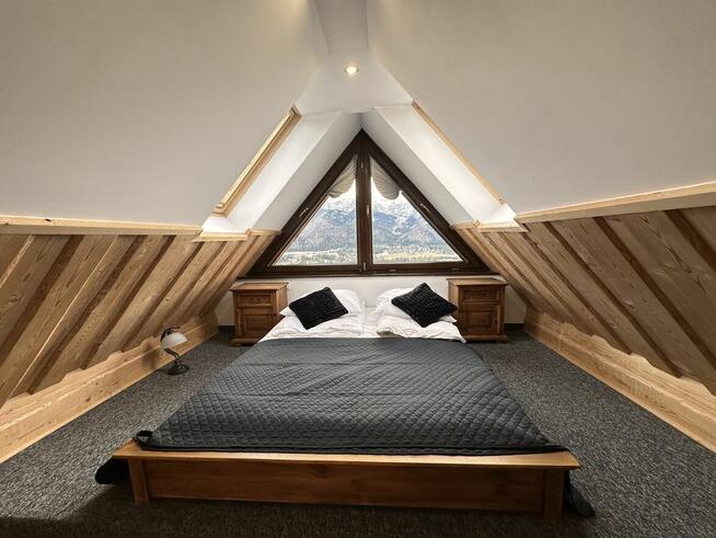 Ap. Bystra, Zakopane, widok na Tatry, wiosna Zakopane