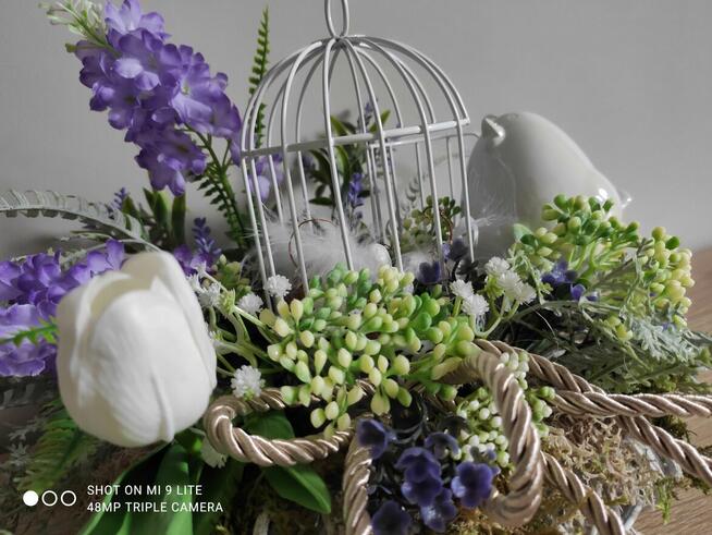 Stroik wielkanocny wiosenny