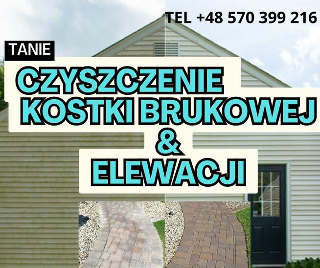Czyszczenie elewacji i kostki brukowej Pruszków