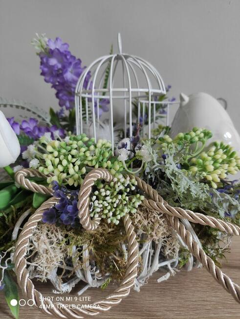 Stroik wielkanocny wiosenny