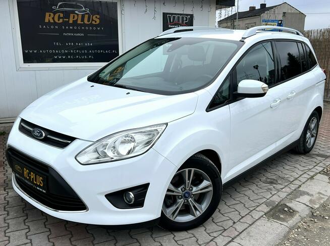 Ford Grand C-MAX 125ps*Bezwypadkowy-ORYGINAŁ*Klimatronik*PDC*Pełny-Serwis*WZOROWY-STAN*