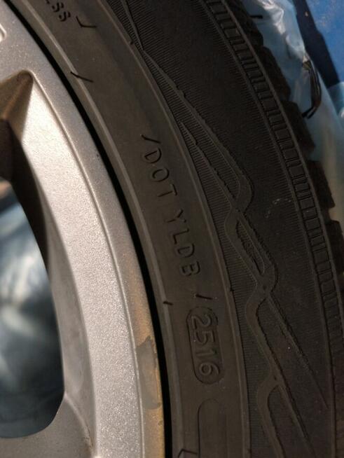 4x felgi 17 aluminiowa Mercedes AMG + opony zimowe 245/45