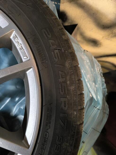 4x felgi 17 aluminiowa Mercedes AMG + opony zimowe 245/45