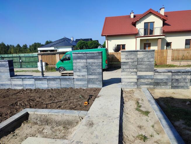 Układanie kostki brukowej, aranżacja ogrodu