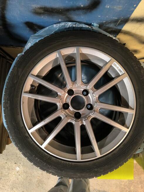 4x felgi 17 aluminiowa Mercedes AMG + opony zimowe 245/45