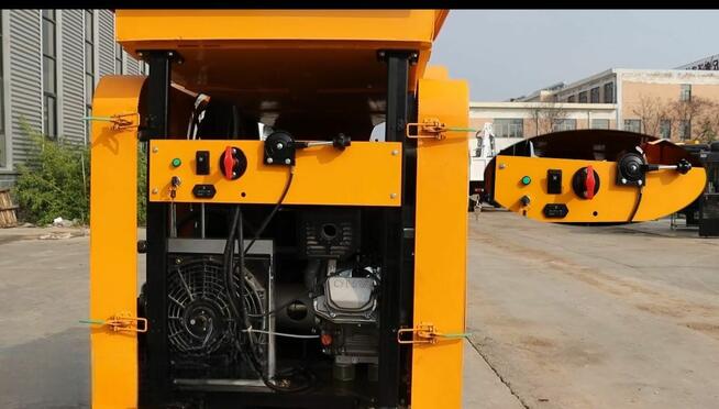 Kruszarka do gruzu betonu cegły mobilna samobierzna