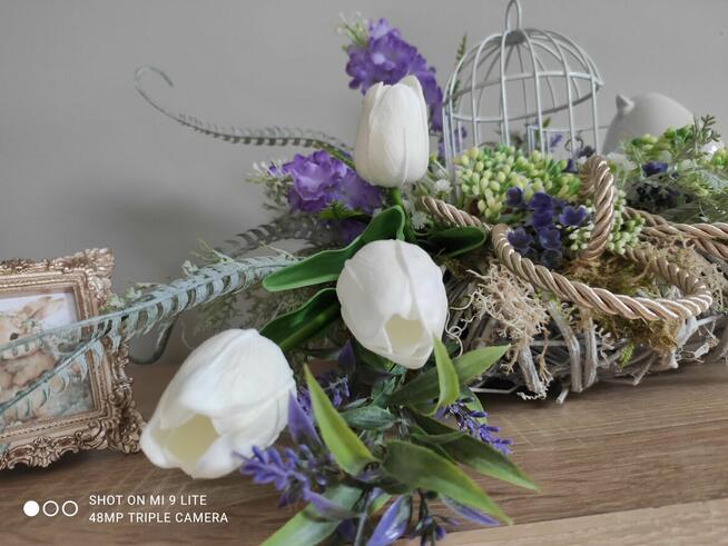 Stroik wielkanocny wiosenny