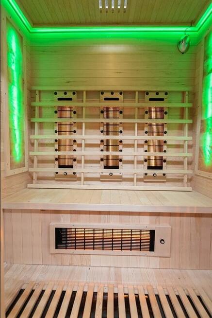 Seans prywatny w saunie Infrared z kamieniem solnym
