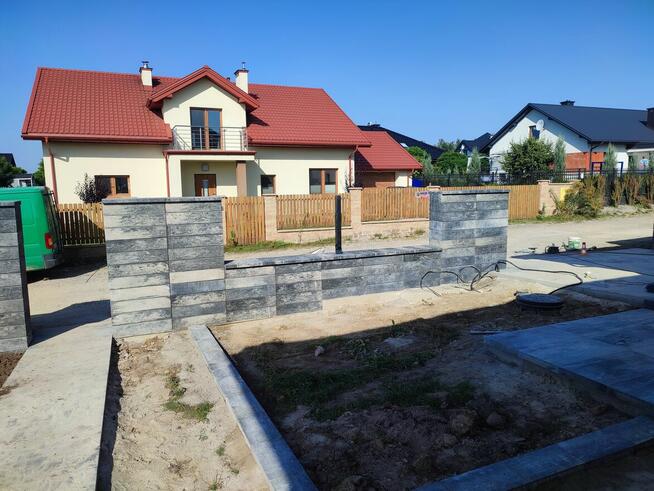 Układanie kostki brukowej, aranżacja ogrodu