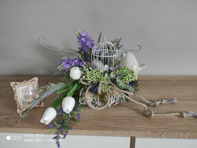 Stroik wielkanocny wiosenny