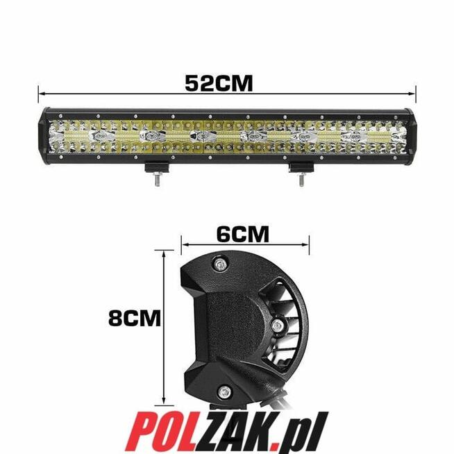 Lampa Robocza 420W Halogen LED Panel Combo 51cm Reflektor