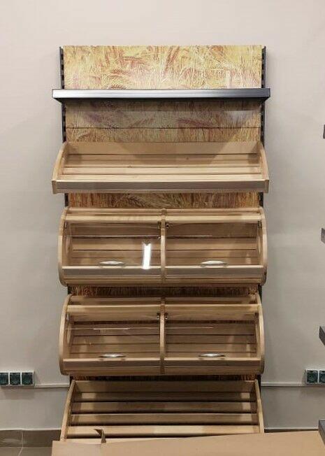 Regał sklepowy piekarniczy regał na pieczywo 1,0m