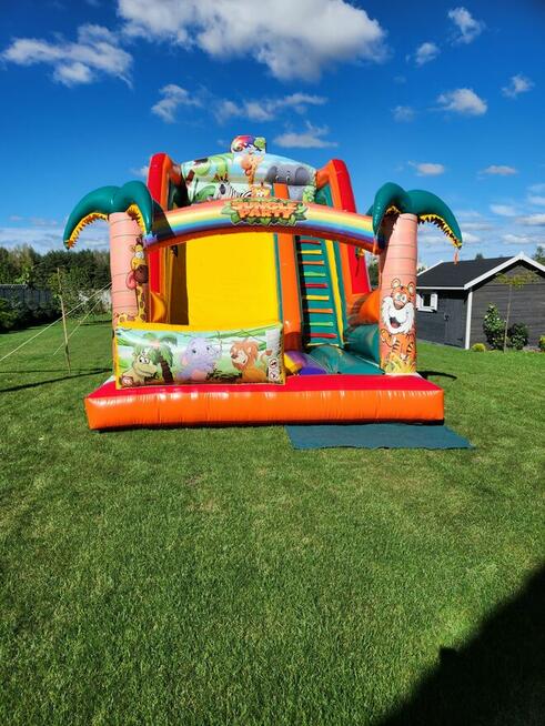 Dmuchaniec dmuchana zjeżdżalnia wynajem zamek dmuchańce