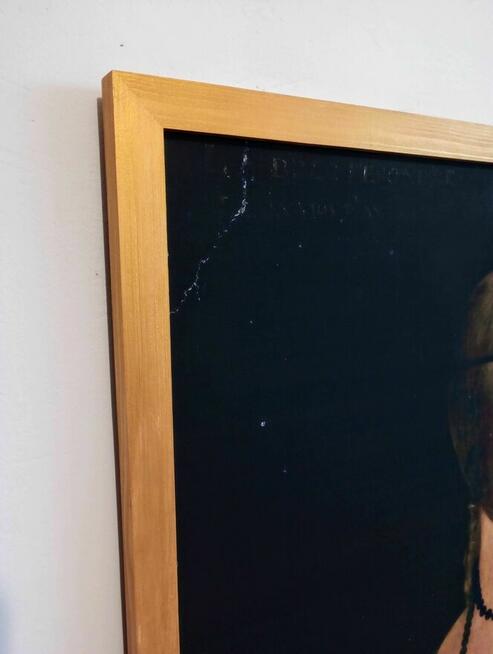 Obraz na płótnie - Dama z gronostajem, Leonardo, 50x70cm