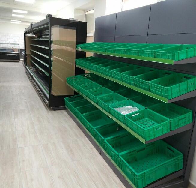 Regał warzywniczy, regał na warzywa 100cm, regał sklepowy Mago