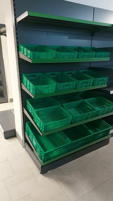 Regał warzywniczy, regał na warzywa 100cm, regał sklepowy Mago