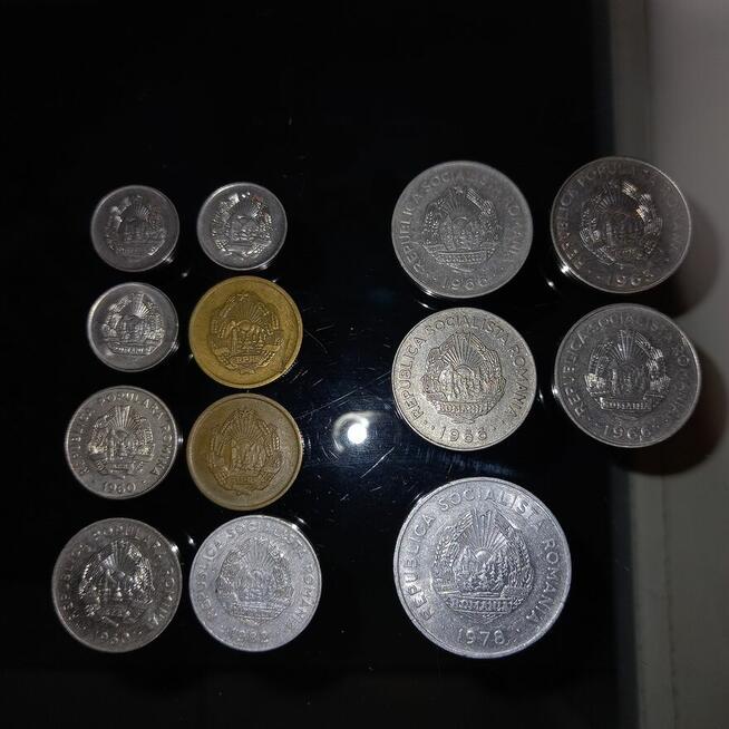 monety obiegowe 1953 - 1978 LEU Rumunia Romania Romina cena