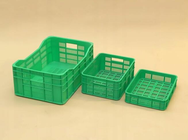 Skrzynka plastikowa na owoce i warzywa, 40x30x8,5cm