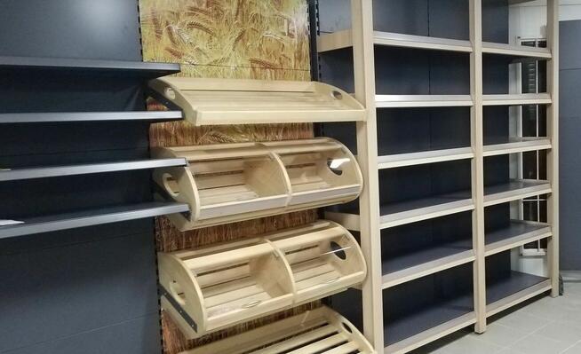 Regał sklepowy piekarniczy regał na pieczywo 1,0m