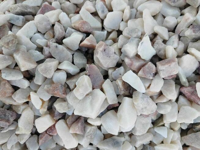 Grys Janowicki Marmur - biało/pastelowy 8-16 PIĘKNY KAMIEŃ O